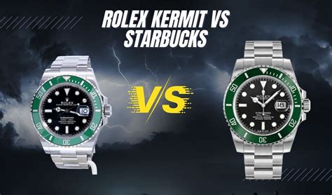 starbucks vs kermit rolex|rolex starbucks in grün.